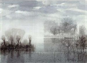 Ramil Abdullin. Spring.Spill. 2005. Paper. Watercolor