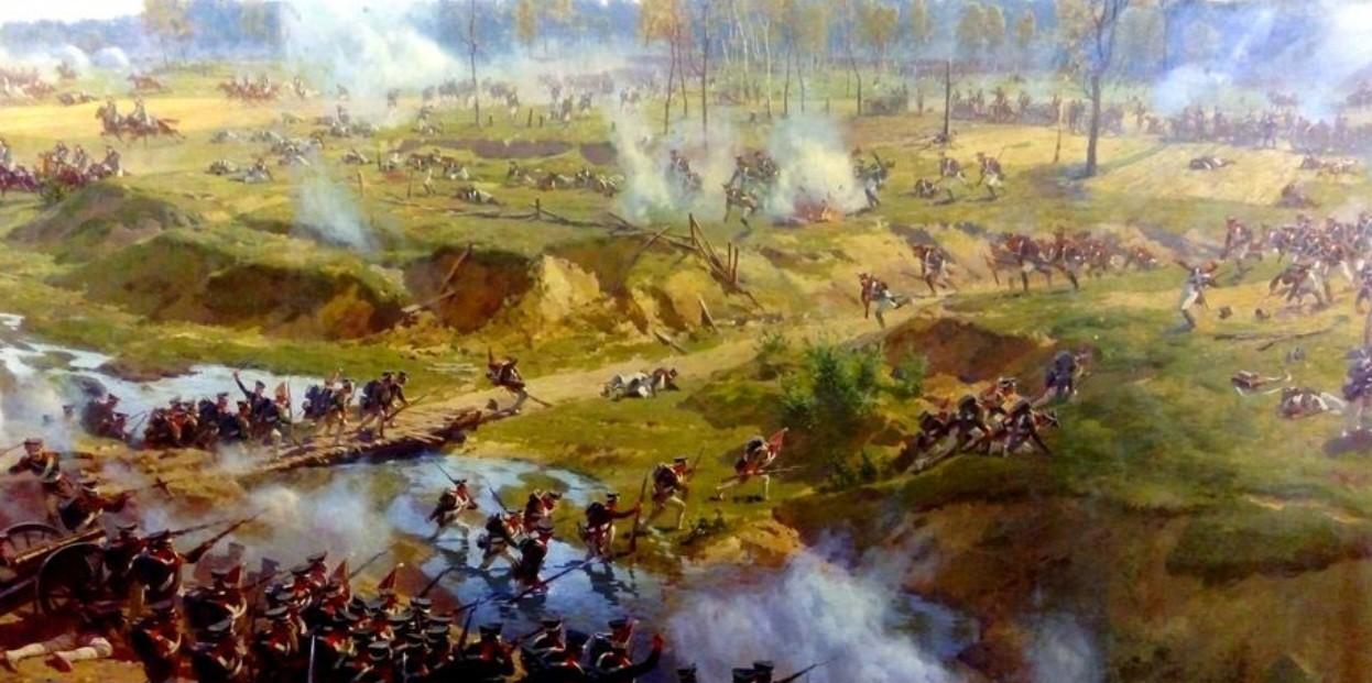 В каком музее панорама бородинская битва. Бородинское сражение музей панорама. Панорама Рубо Бородинская битва. Бородинская битва 1812 панорама.