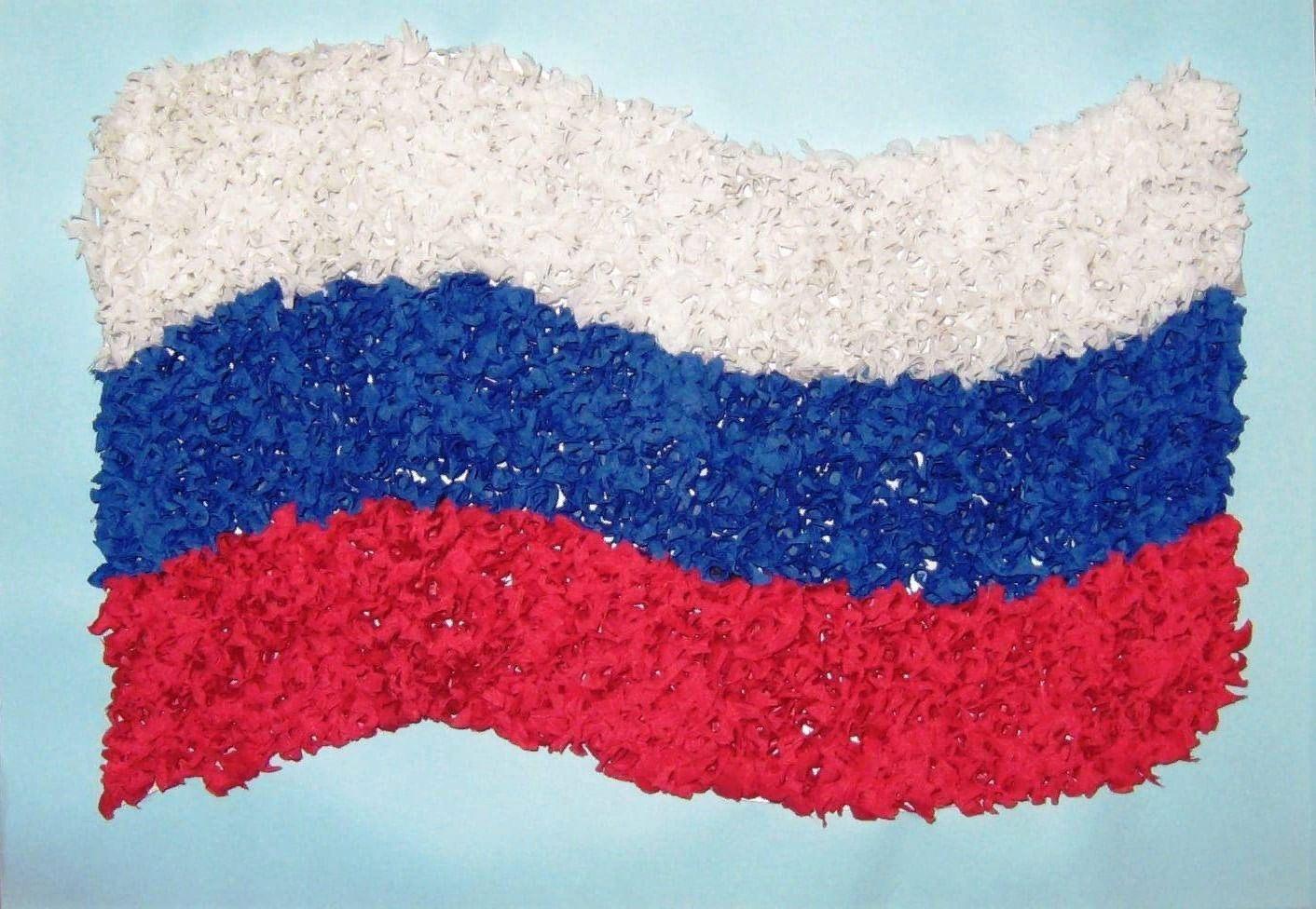 Как делать российский флаг