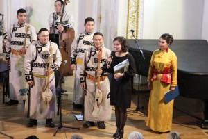 Today in Ufa the Tuva National Orchestra performed with a single concert