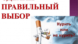 Час предупреждение «Не выкуривай себя из жизни»