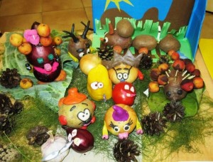 Мастер–класс «Овощ с грядки мы сорвем и поделки соберем»