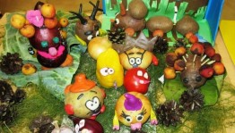 Мастер–класс «Овощ с грядки мы сорвем и поделки соберем»