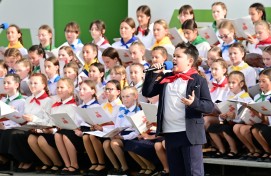 В финале III Международной книжной ярмарки «Китап-Байрам» выступил Детский сводный хор Республики Башкортостан