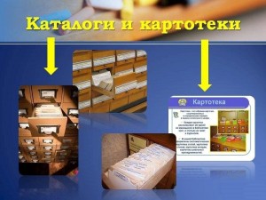 Библиотечный урок «Путешествие в мир каталогов и картотек»