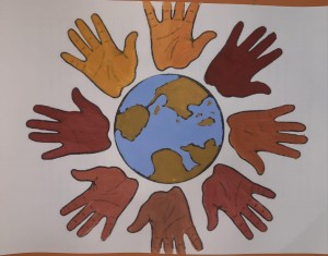 Выставка детских рисунков«Будущее страны в единстве»