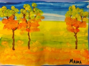 Выставка рисунков «Осенний пейзаж»