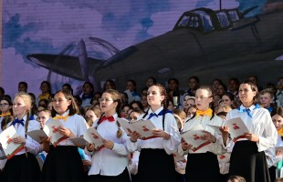 В финале III Международной книжной ярмарки «Китап-Байрам» выступил Детский сводный хор Республики Башкортостан