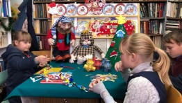 Заседание клуба «Умелые ручки» аппликация «Зимний пейзаж»