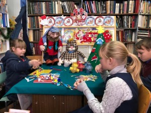 Заседание клуба «Умелые ручки» аппликация «Зимний пейзаж»