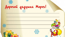 Развлекательная программа «Письмо Деду Морозу»