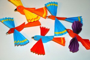 Оригами мастер-класс «Летящая птица»