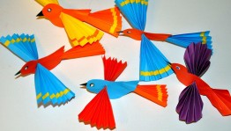 Оригами мастер-класс «Летящая птица»