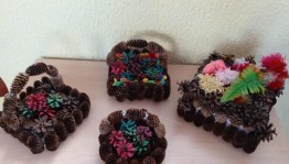 Мастер-класс «Корзинка с цветами»