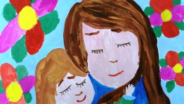 Выставка рисунков «Единственной маме на свете»