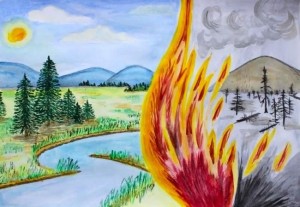 Профилактическая беседа «От маленькой спички–большой пожар»