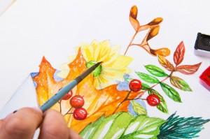 Конкурс рисунков «Осенний букет учителю»