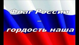 Информационный час «Флаг России – гордость наша»