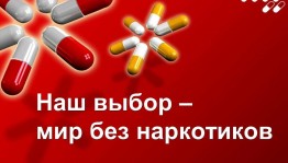 Тематический час «Наш выбор – мир без наркотиков»