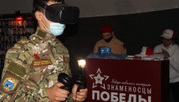 В историческом парке «Россия – моя история» работает интерактивная площадка проекта «Знаменосцы Победы»