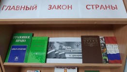 Книжно-иллюстративная выставка «Главный закон страны»