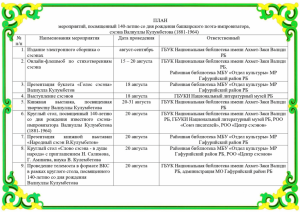 В республике пройдёт празднование 140-летия со дня рождения башкирского поэта-импровизатора, сэсэна Валиуллы Кулумбетова