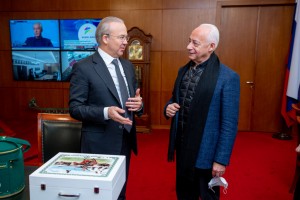 Андрей Назаров встретился с музыкантом и дирижёром Владимиром Спиваковым