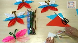 Бабочка «Триколор»:мастер-класс