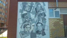 New graffito painting in Ufa