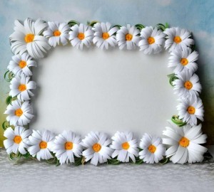 Мастер-класс «Фоторамка-ромашка»