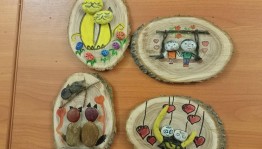 Мастер класс « Ключница из спила дерева»