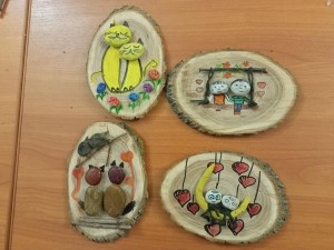 Мастер класс « Ключница из спила дерева»