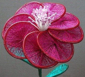 «Цветы в технике ганутель»