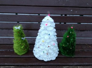 Мастер–класс«Белоснежная ёлочка из ватных дисков».