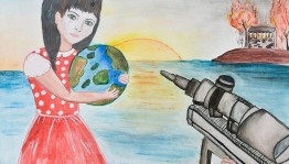 Выставка рисунков «Терроризм глазами детей»