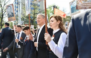 In Bashkortostan about 415 thousand people took part in the action "Immortal regiment"