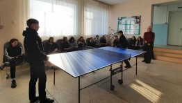 « Со спортом по жизни » Молодежный турнир по настольному теннису.