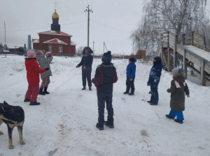 Игры на воздухе «Зима начинает свой разбег»