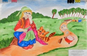 Конкурс рисунков на тему:«Сказки народов России»