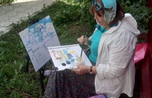 В Фёдоровском районе проходит I Республиканский пленэр