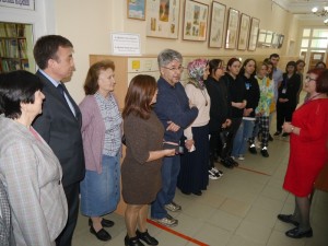 В главном корпусе Национальной библиотеки открылась выставка «Журнальная графика»