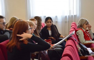 In the Ufa Institute of Arts held a creative meeting with the Russian composer Yaroslav Sudzilovsky