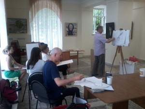 Занятия в Арт-студии Альберта Кудаярова продолжаются