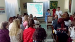 В выставочном зале «Ижад» прошла встреча с участниками выставки «Евразийский мост»