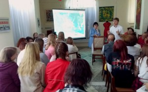 В выставочном зале «Ижад» прошла встреча с участниками выставки «Евразийский мост»