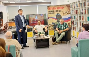 Поэт-фронтовик Алексей Преснаков встретился с жителями Благоварского района