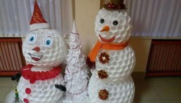 Мастер класс«Снеговик из одноразовых стаканчиков»