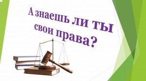 информационный час «Права есть у каждого»