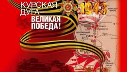 Книжная выставка «На огненной дуге» день Воинской Славы в России