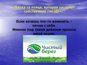 Акция «Чистый берег»